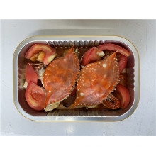 gefrorene Tomatenkrabben -Topf Meeresfrüchte